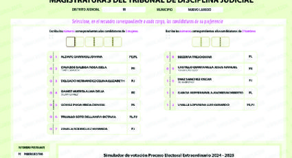 Diez boletas para reformar el Poder Judicial