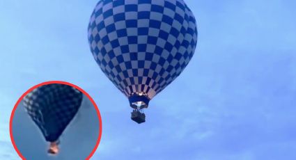 Hombre muere tras el incendio de un globo aerostático; se arrojó de una gran altura | VIDEO