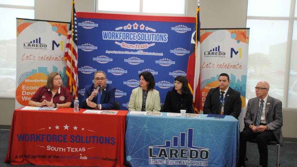 La Semana Nacional de Desarrollo Económico fue anunciada por directivos de la Corporación para el Desarrollo Económico de Laredo y Workforce Solutions for South Texas.