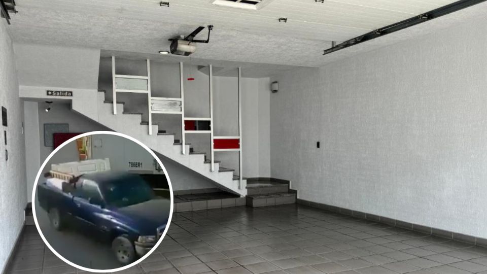 Los delincuentes se llevaron hasta la puerta del inmueble