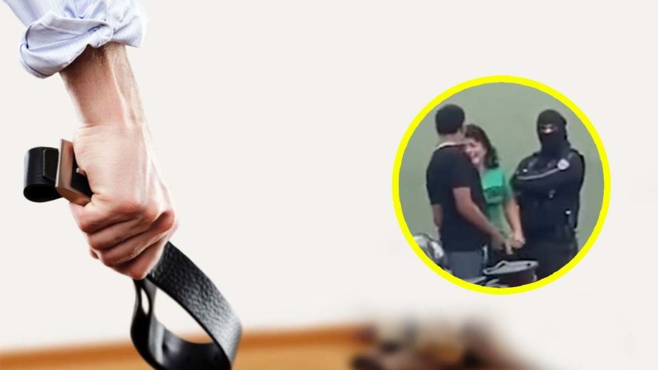 La acción fue grabada por un testigo que subió el video a redes sociales