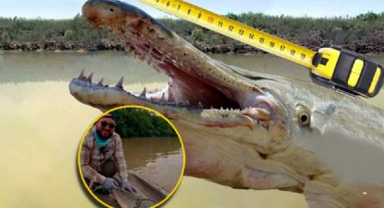 Pesca enorme catán en Texas y sorprende a todos con su tamaño: 'atrapé este monstruo' | VIDEO