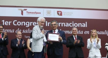 Américo inaugura Congreso Internacional 'Hacia un Sistema de Salud Integral y Humanista en Tamaulipas'