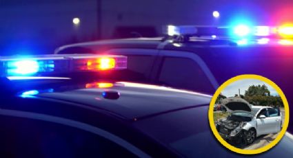 Jóvenes ladrones son detenidos en Laredo; tomaron un auto y lo destrozaron en la persecución