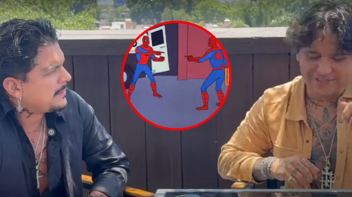 ¿Son igualitos? Doble de Christian Nodal logra desbloquear el teléfono del cantante | VIDEO