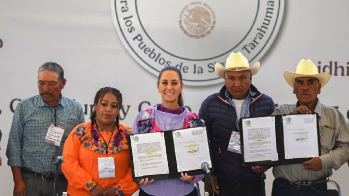 Sheinbaum devuelve tierras ancestrales a pueblos indígenas en la Sierra Tarahumara