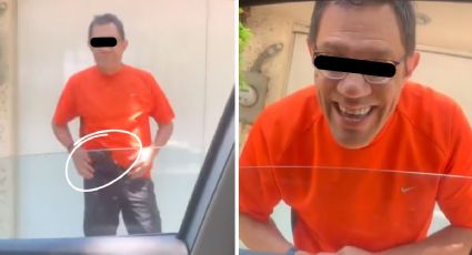 Surge 'Lord Pistolón'; amenazó a joven por estacionarse frente a su casa
