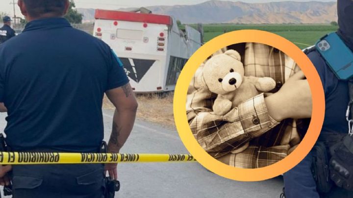 Autobús pierde el control y se vuelca en la carretera; murió un niño de 8 años