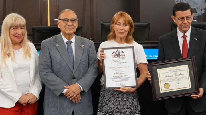 Reconocen a Tatiana Clouthier en el arranque de la Semana Binacional de Deportes