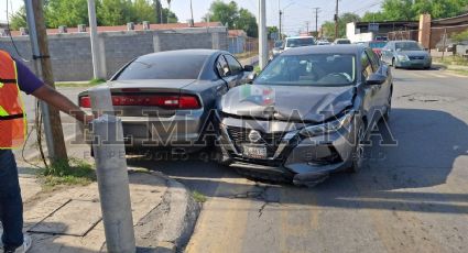 Nuevo Laredo: Marlene venía distraída al volante; provocó un aparatoso accidente vial en la ciudad