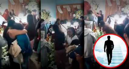 MOMENTO EXACTO en que hombre 'resucita' en su propio velorio; familia no podía creerlo | VIDEO