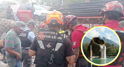 Salvan a un grupo de personas en el río Santa Catarina en Nuevo León