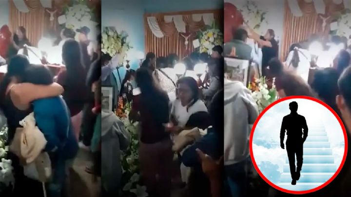MOMENTO EXACTO en que hombre 'resucita' en su propio velorio; familia no podía creerlo | VIDEO