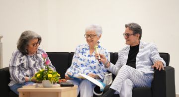 Homenaje a Elena Poniatowska reúne a escritores y promotoras de lectura en los Dos Laredos