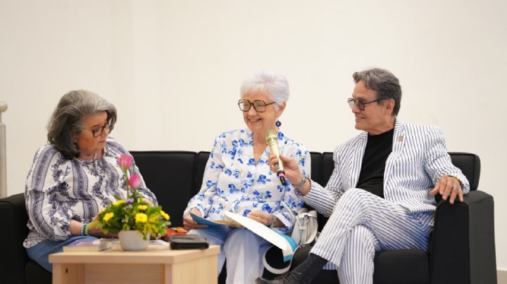 Homenaje a Elena Poniatowska reúne a escritores y promotoras de lectura en los Dos Laredos
