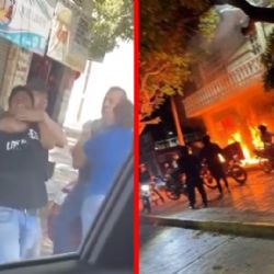 Familia golpea brutalmente a joven frutero; pobladores responden y queman casa de agresores | VIDEO
