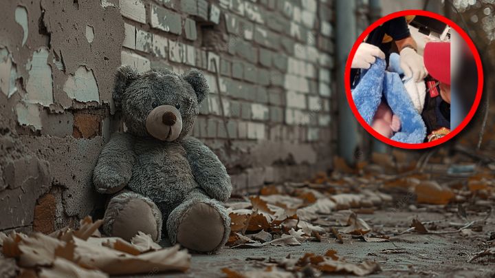 Rescatan a bebé abandonado en centro comercial; su llanto lo salvó de morir