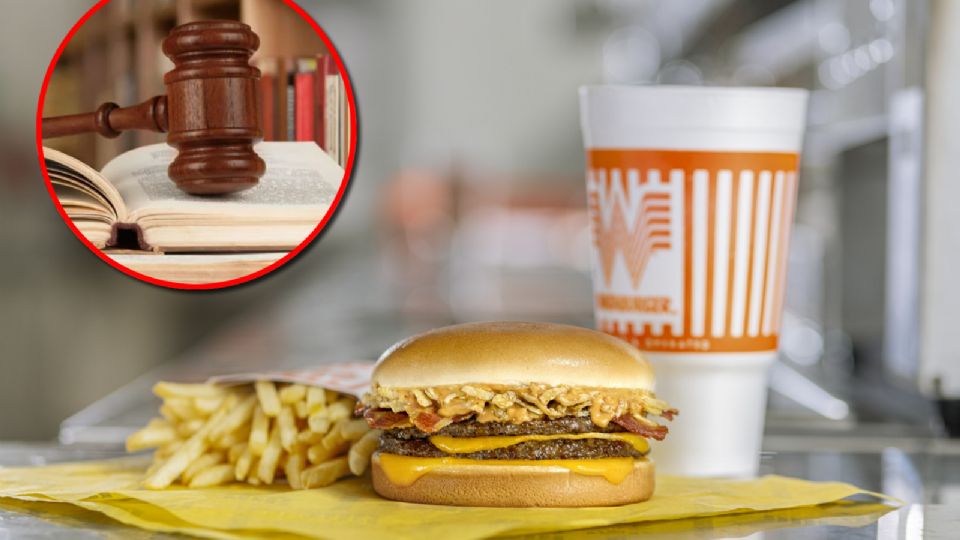 Al recibir su platillo, encontró una hamburguesa normal, lo que derivó en una reacción alérgica y una demanda por negligencia