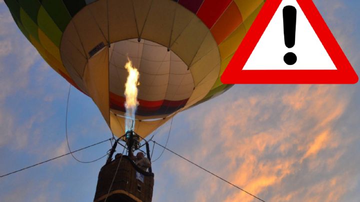 MOMENTO EXACTO en el que globo aerostático se desploma en Teotihuacán; hay 12 heridos