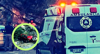 Choque frontal en la carretera vieja a Tula en Tamaulipas; un joven motociclista herido de gravedad