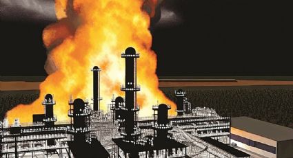 Explota planta ligada  a huachicol de Cabeza de Vaca