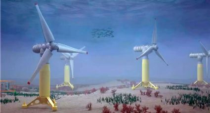 Turbinas submarinas en el fondo del océano, alternativa a la energía producida por sol y viento