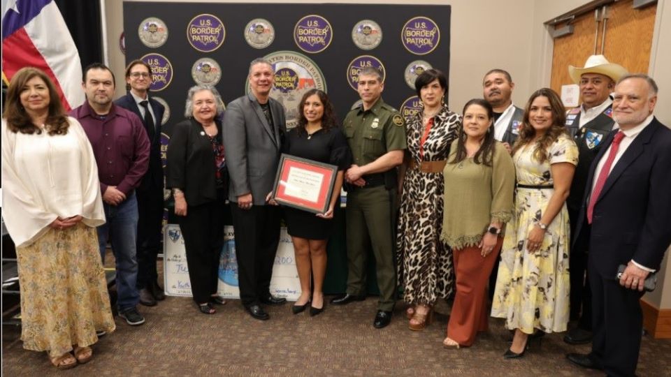 Fue seleccionada como Joven del Año de la Patrulla Fronteriza del Sector Laredo