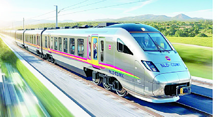 Tren Nuevo Laredo-CDMX arranca en julio su construcción; trenes alcanzarán los 200 km/h