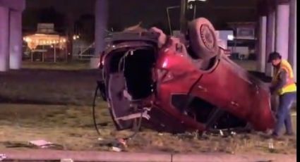 Sujeto huye de la policía en Laredo y choca de frente contra una joven; la mandó al hospital