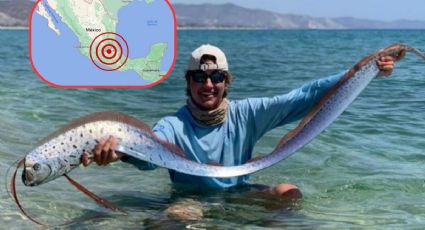 Aparece pez remo en playa mexicana; ¿temblará en los próximos días? | VIDEO