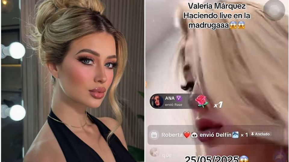 Usuarios reportan 'live' de Valeria Márquez, la influencer privada de la vida