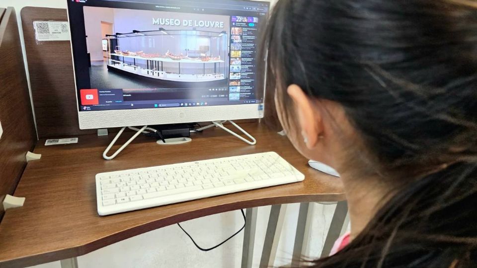 Niñas y niños pueden visitar museos de todo el mundo desde las bibliotecas de Nuevo Laredo