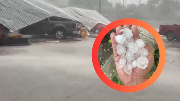 Monterrey: granizada colapsa techo de tienda y deja destrozos; ¿seguirán lluvias en Nuevo León? | VIDEOS