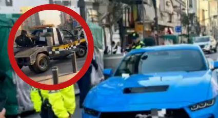 Mujer choca su flamante Mustang en pleno centro; se le pasaron 'las copas'
