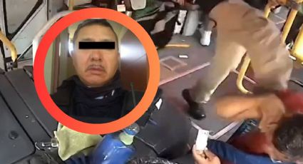 MOMENTO EXACTO en el que hombre deja en coma a chofer de camión; se enojó porque estaba en el teléfono