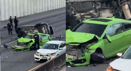 Texas: fatal colisión entre cinco autos deja un muerto; uno iba a 168 kilómetros por hora