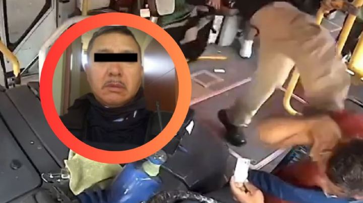 MOMENTO EXACTO en el que hombre deja en coma a chofer de camión; se enojó porque estaba en el teléfono