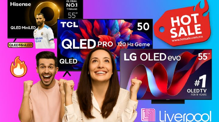 Hot Sale 2025 en Liverpool: pantallas de 100 pulgadas con más del 50% de descuento