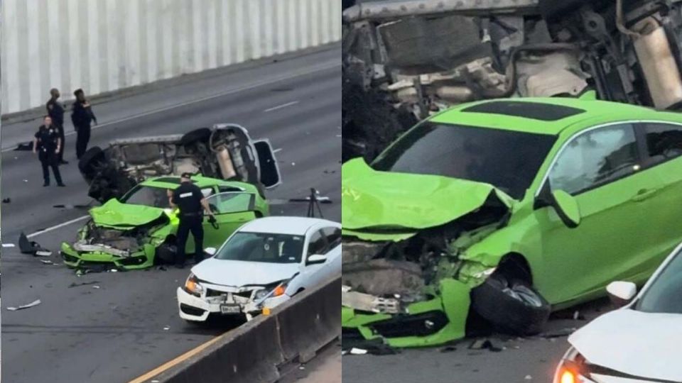 El auto viajaba a una velocidad muy alta