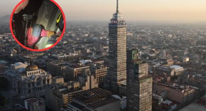 Rescatan a 12 personas atrapadas en elevador de la Torre Latinoamericana | VIDEO