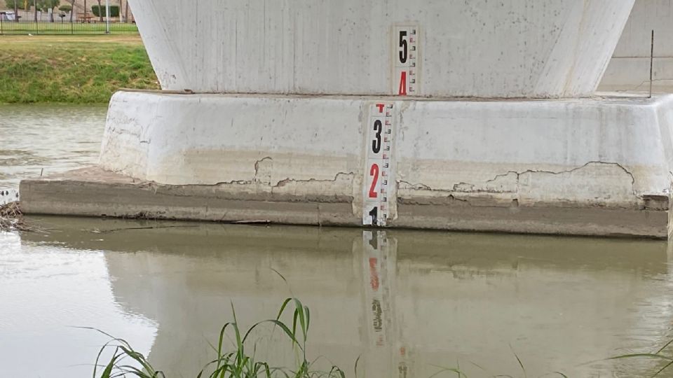 De 38 centímetros pasó a 44 con las lluvias que han caído río arriba.