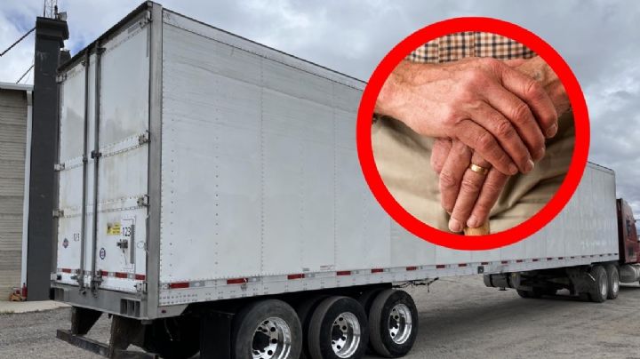 Abuelito es aplastado por caja de tráiler que se volcó; participaba en actos de rapiña