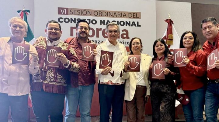 Américo Villarreal asiste al Consejo Nacional de Morena y da su respaldo a nuevos acuerdos