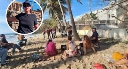 Mexicanos arman fiesta frente a casa de extranjera; los corrió de 'su' playa