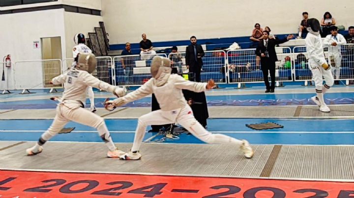 Regina Pedraza, orgullo de la UAT, brilla en el Campeonato Nacional de Esgrima 2025