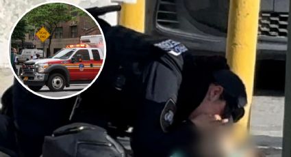 Policía se viste de heroína y revive a bebé afuera de un hospital de Monterrey | VIDEO