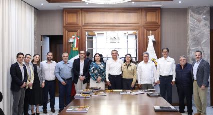 Américo Villarreal Anaya recibe informe de avance de autopista Mante-Ocampo-Tula