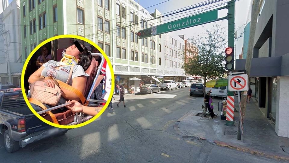 La mujer fue abandonada malherida
