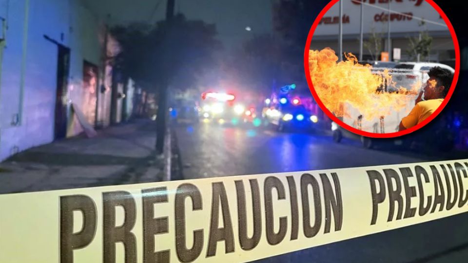 El hombre buscaba ganarse unos pesos con un espectáculo que salió mal