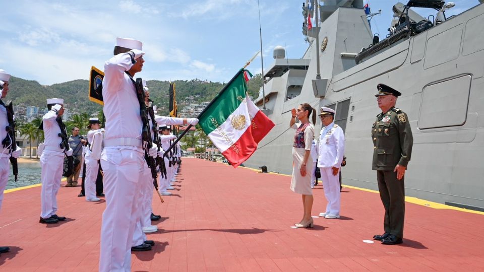 Claudia Sheinbaum en el Día de la Marina
